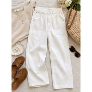 Madewell White Straight-Leg Jeans